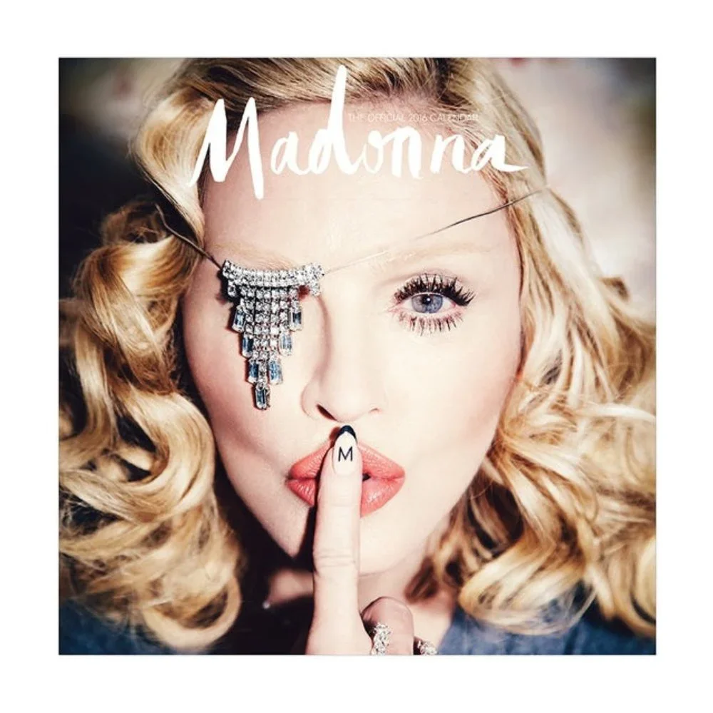 Madonna 2016 calendar 16 month full color sealed pop band merch Brown Trout